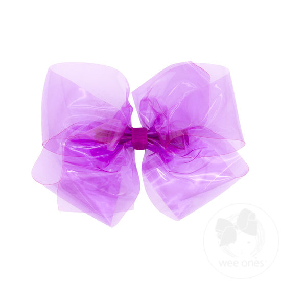 Wee Ones: King WeeSplash Colored Swim Bow with Plain Wrap