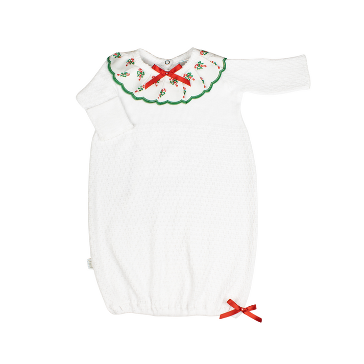 Paty Knit Swiss Candy Cane Gown (Christmas Collection)