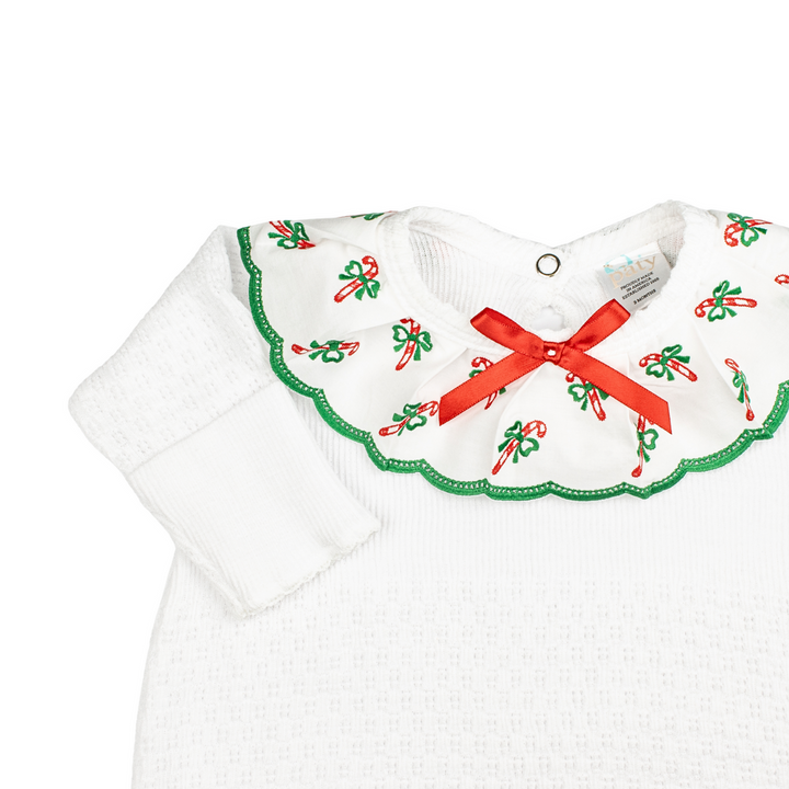 Paty Knit Swiss Candy Cane Gown (Christmas Collection)