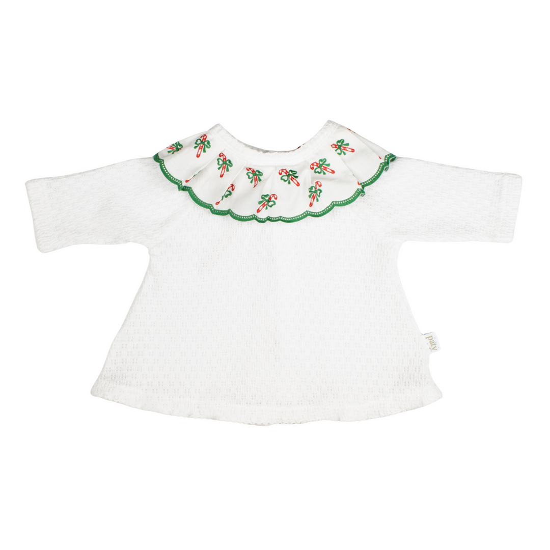 Paty Knit Swiss Candy Cane Sweater (Christmas Collection)