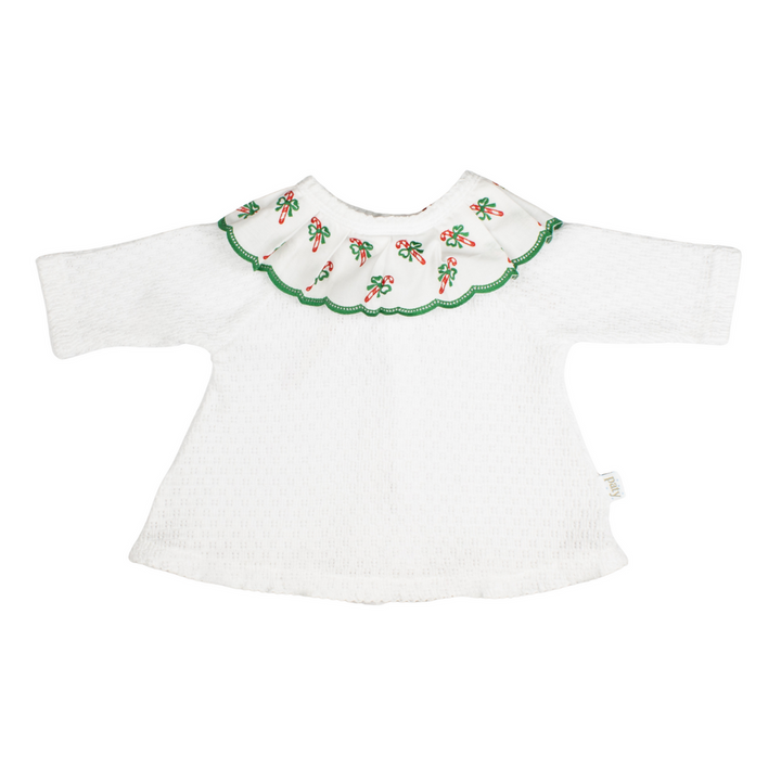 Paty Knit Swiss Candy Cane Sweater (Christmas Collection)