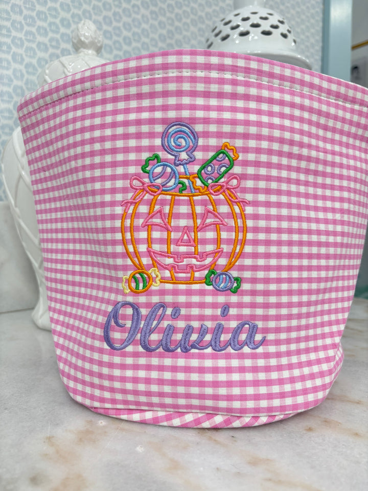 Light Pink Halloween Bucket