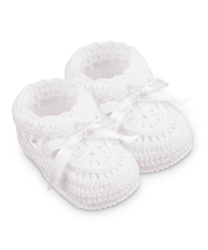 Jefferies Socks - Hand Crochet Ribbon Bootie