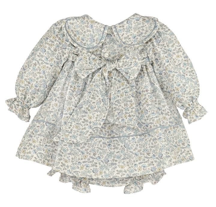 Sophie and Lucas: Whimsy Blue Floral Petal Float Dress