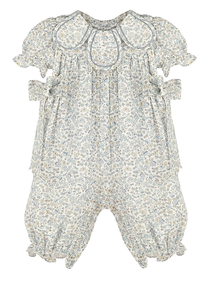 Sophie and Lucas: Whimsy Blue Floral Petal Longall