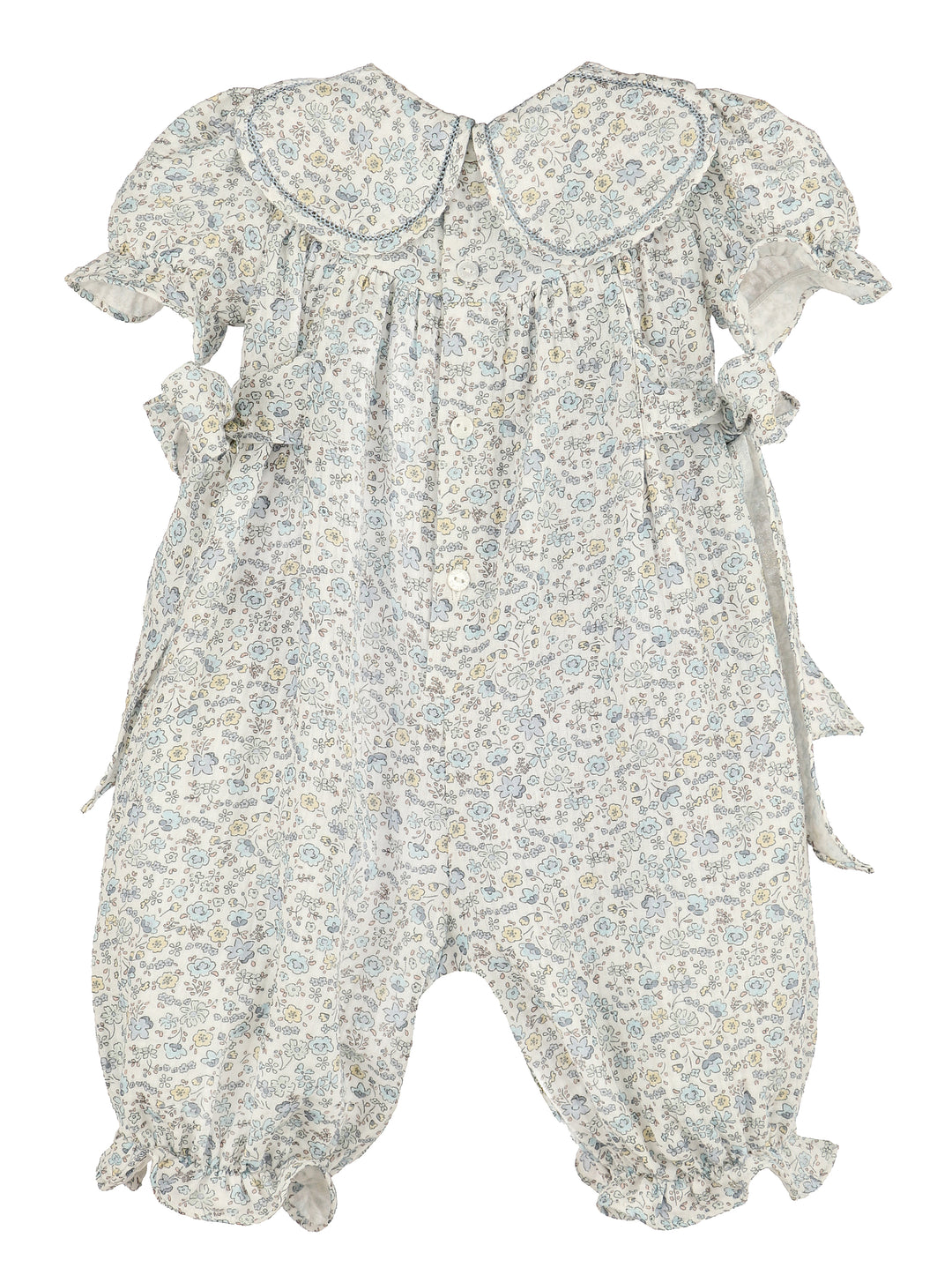 Sophie and Lucas: Whimsy Blue Floral Petal Longall