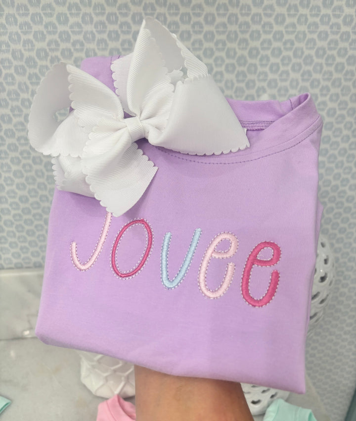 Hampton James Scalloped Cotton Bubble - Light Purple