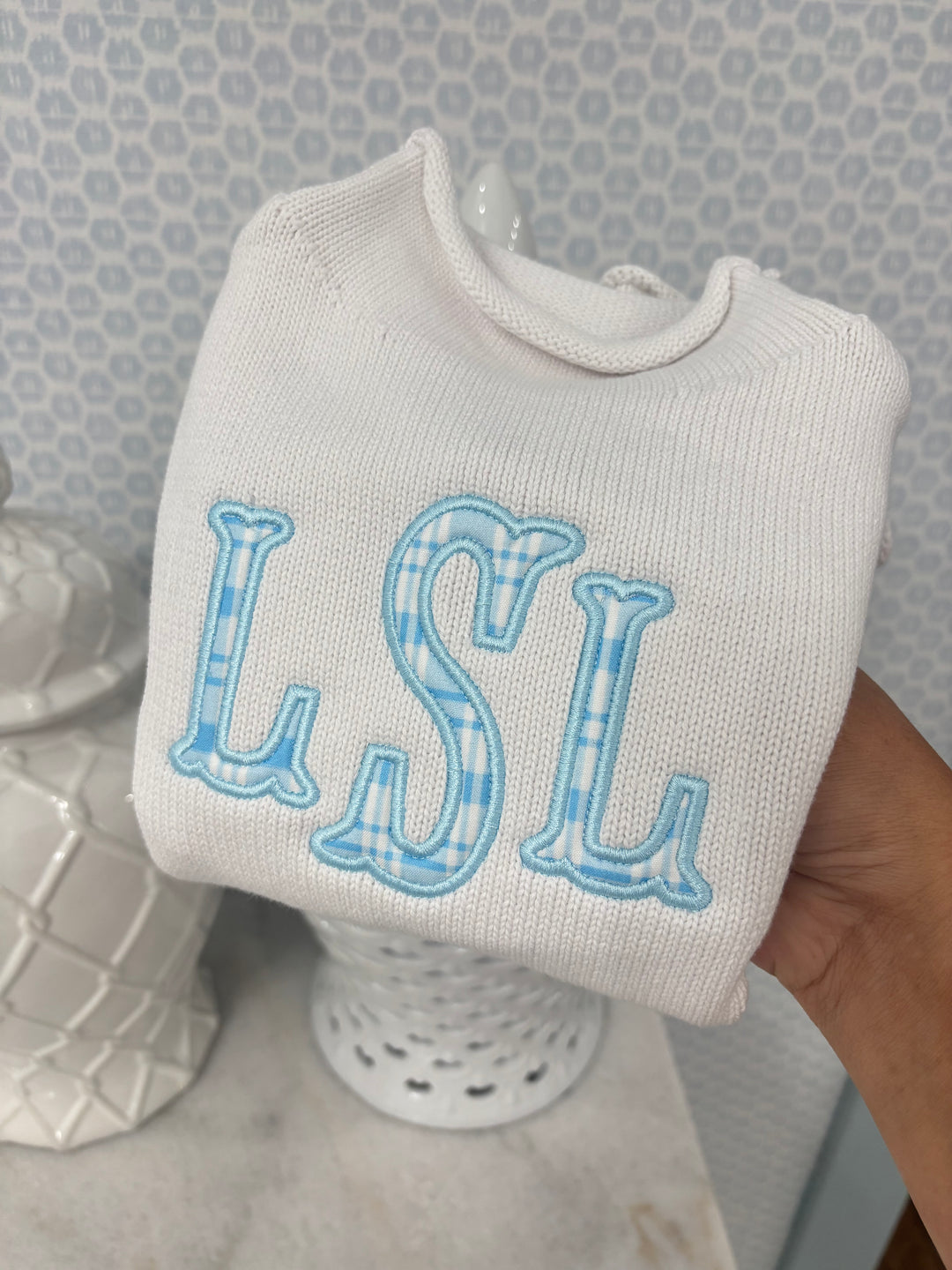 Hampton James Rollneck Sweater - White (Fits TTS)