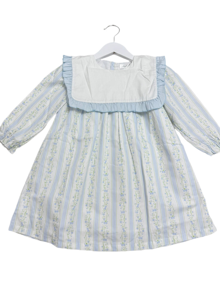 Olivia Blue Collar Floral Dress *Pre-Order Ships in October*
