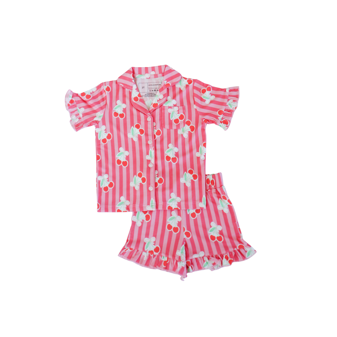 Hollis Baker - Cherries Ruffle Set