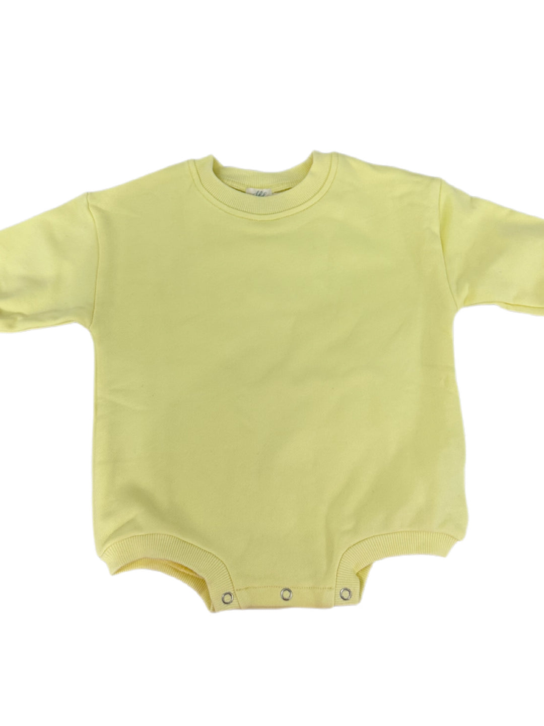 6-12m Light Yellow Sweatshirt Bubble