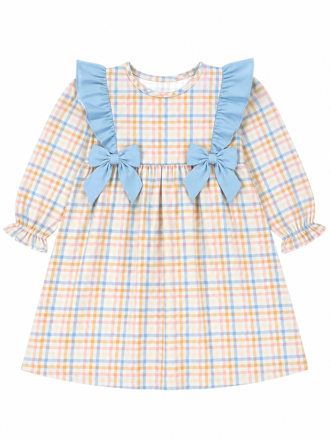 Pumpkin Plaid Dress