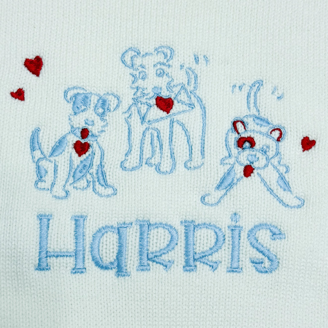 Hampton James Rollneck Sweater - White (Fits TTS)