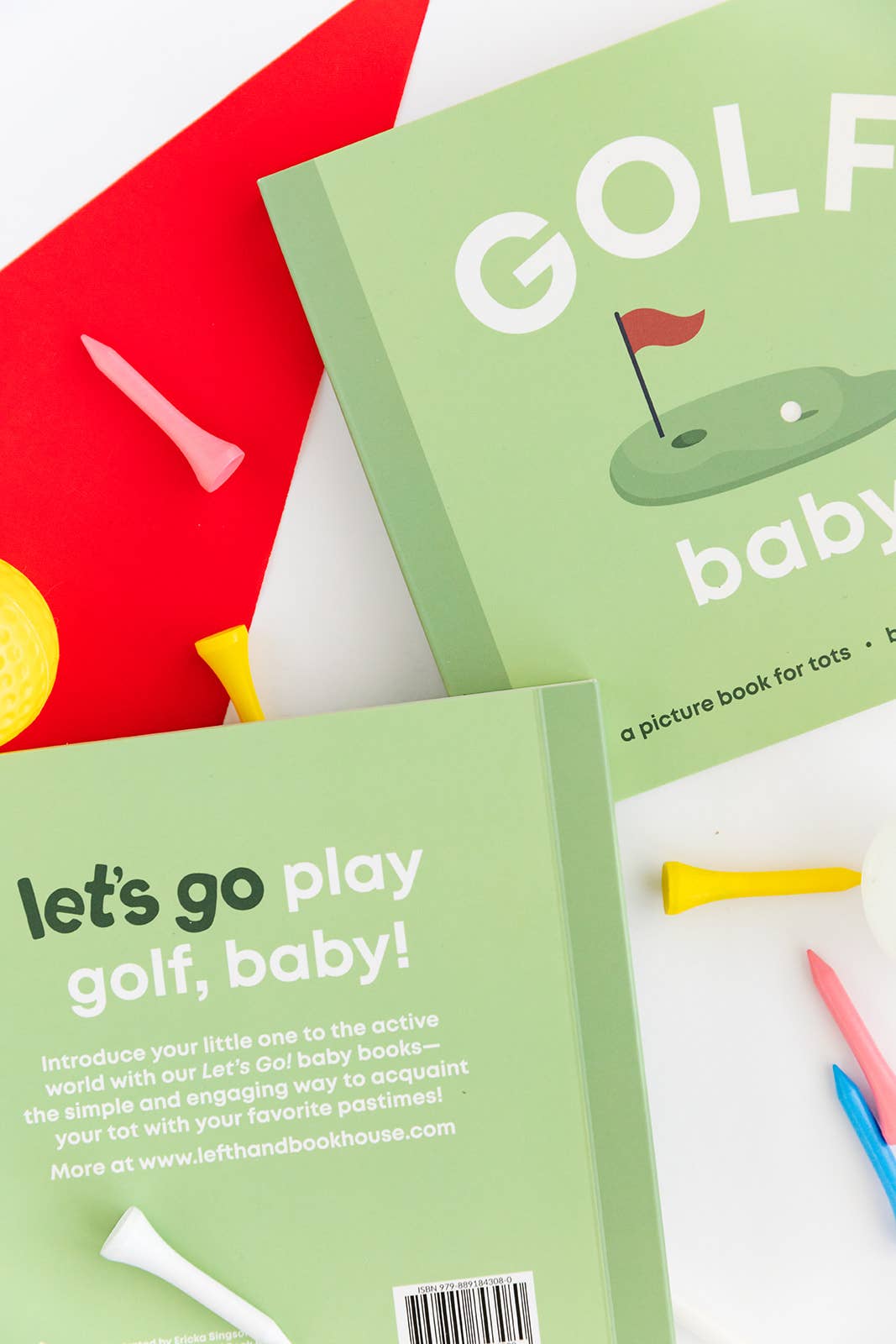 Left Hand Book House - Golf Baby- Board Book - view 7
