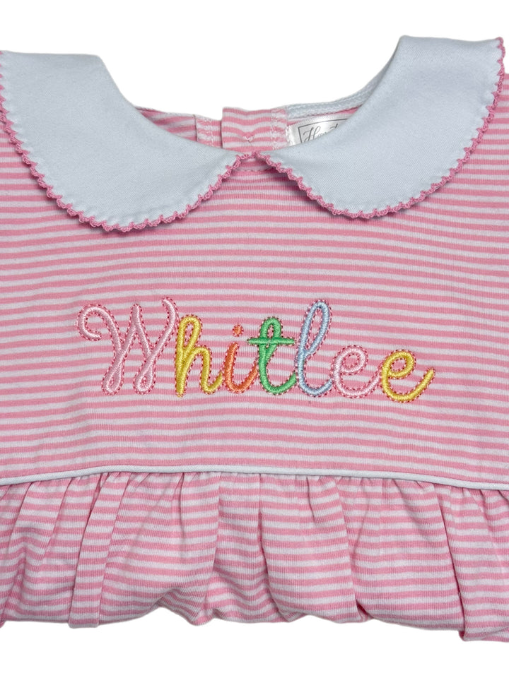 Everyday LS Light Pink Collared Bubble
