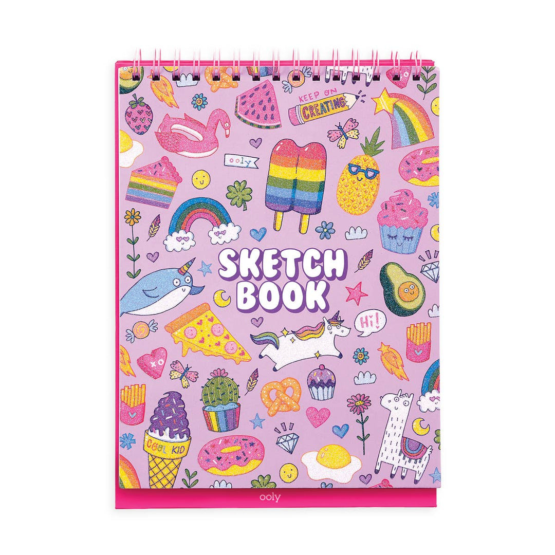 OOLY - Sketch & Show: Standing Sketchbook - Cute Doodle World (8" x - view 2