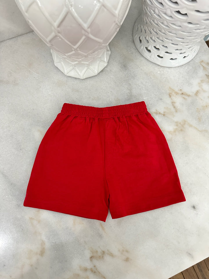 Smiley Crab: Red Shorts