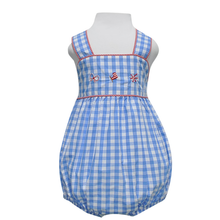 Remember Nguyen- Blue Bella Girl Sunsuit