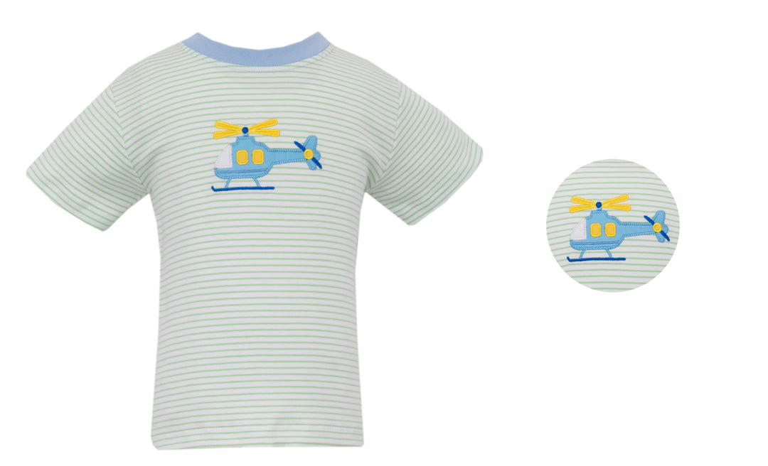 Claire & Charlie - Helicopter T- Shirt - Hampton James Clothing