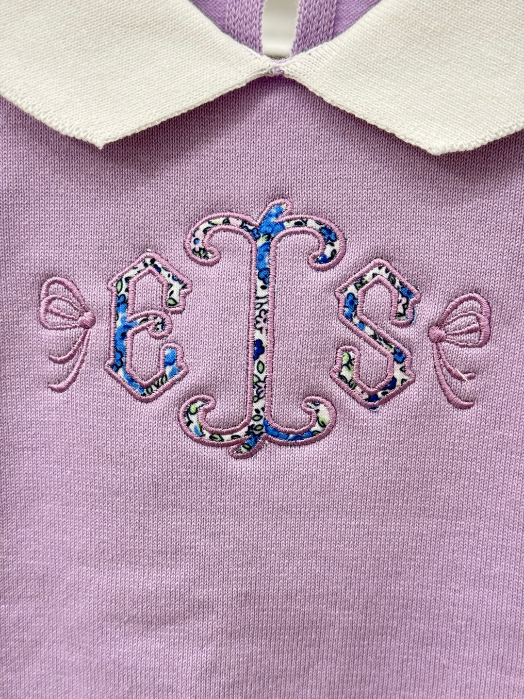 Hampton James Knit Collared Bubble - Lavender