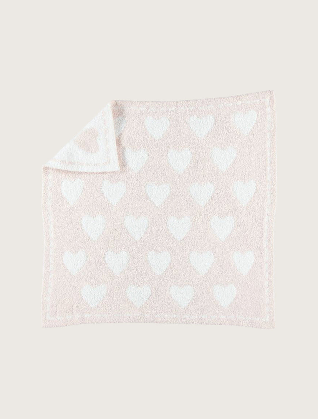 Barefoot Dreams - CozyChic® Dream Receiving Blanket - Hearts - Hampton James Clothing