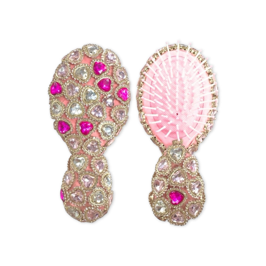 Fully Jeweled Hair Brush
