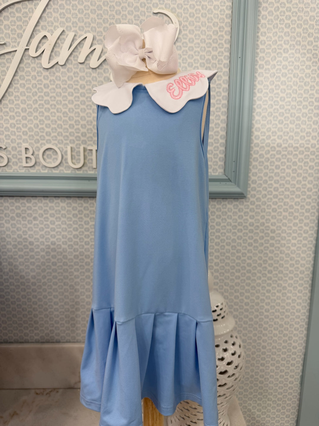 The Match Point Dress - Blue
