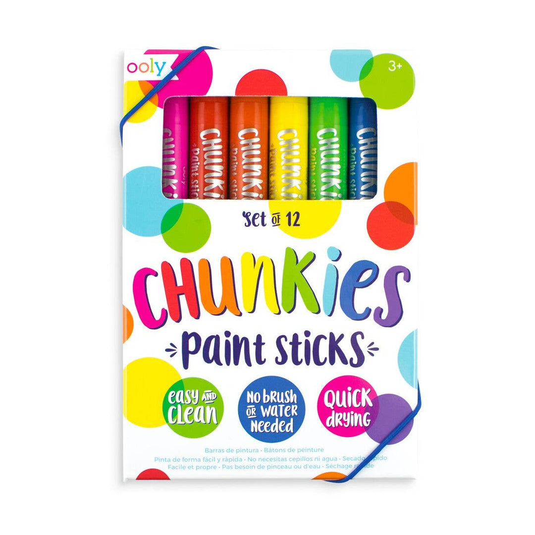 OOLY - Chunkies: Paint Sticks Original Pack (Set of 12) - Hampton James