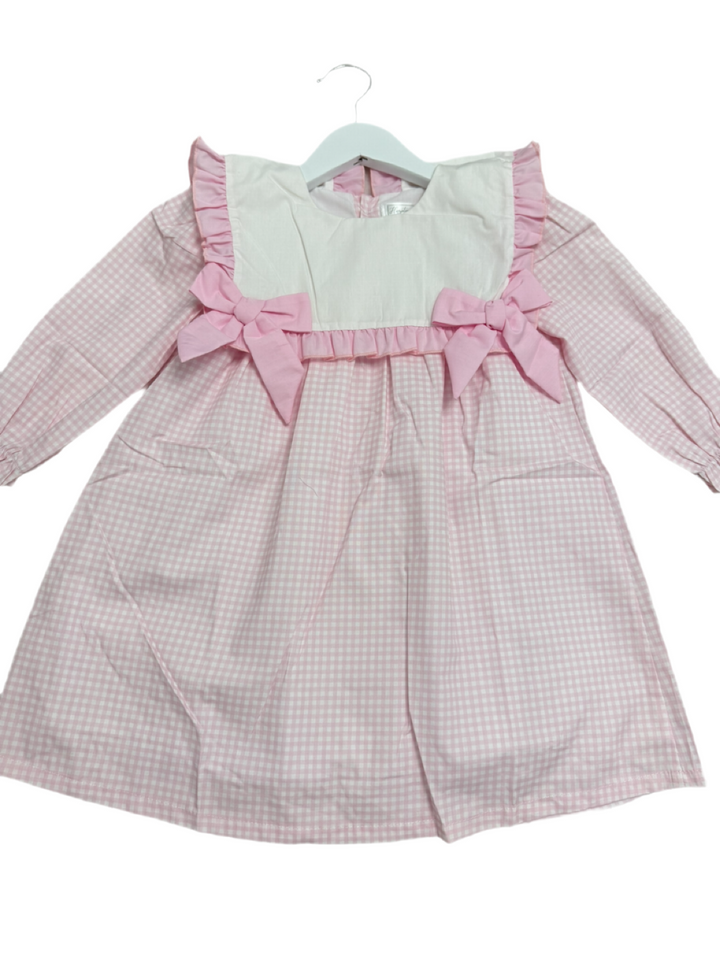 Sophia Pink Gingham Dress