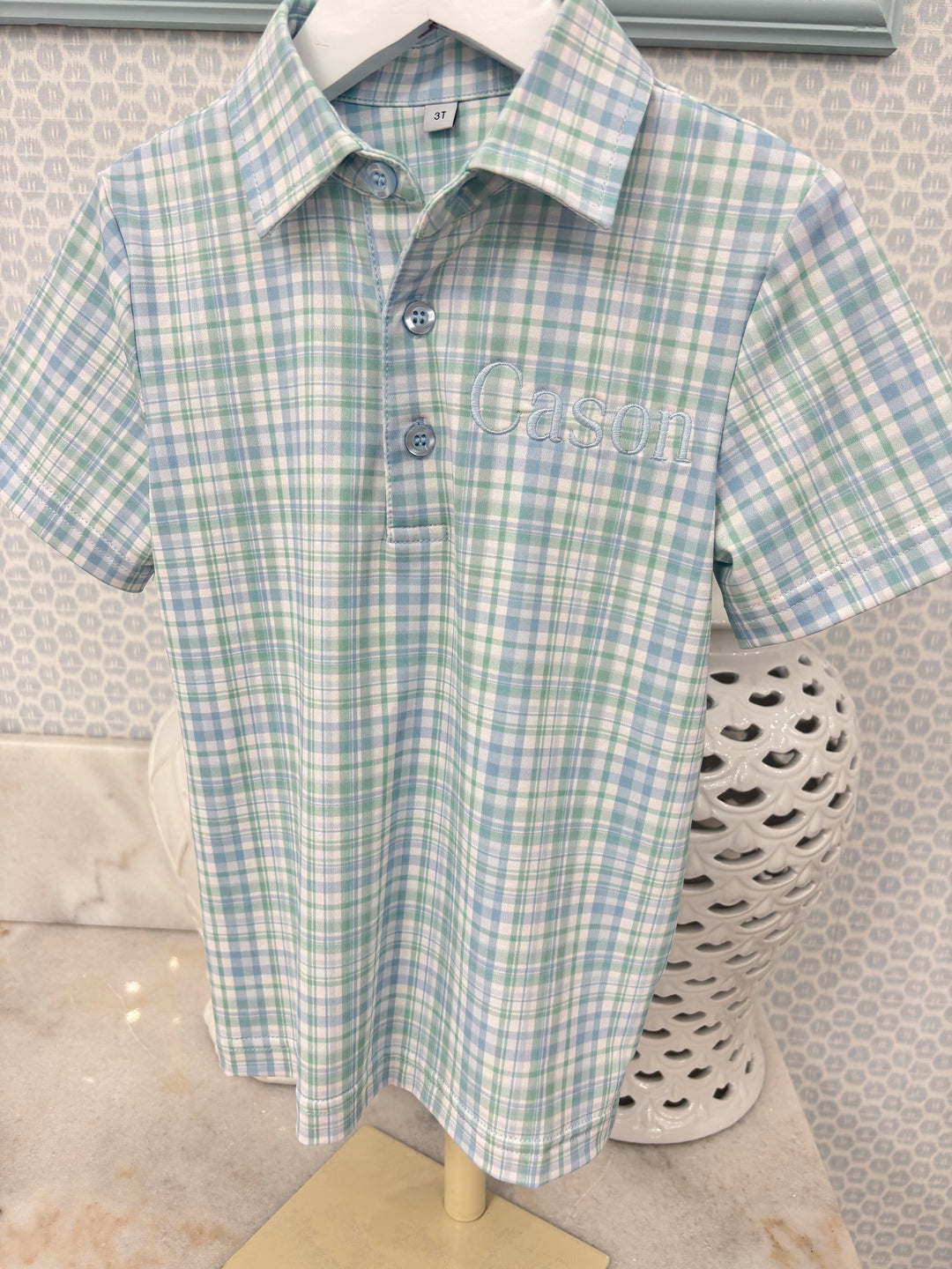 The Classic Plaid - B3 Performance Polo