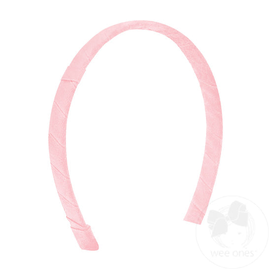 Wee Ones: Classic Grosgrain Wrapped Add-a-Bow Girls Headband