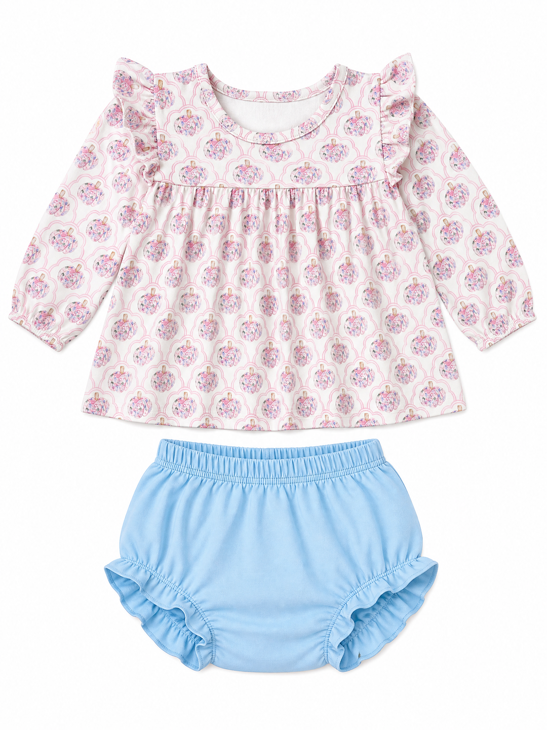 Pink Pumpkin Bloomer Set