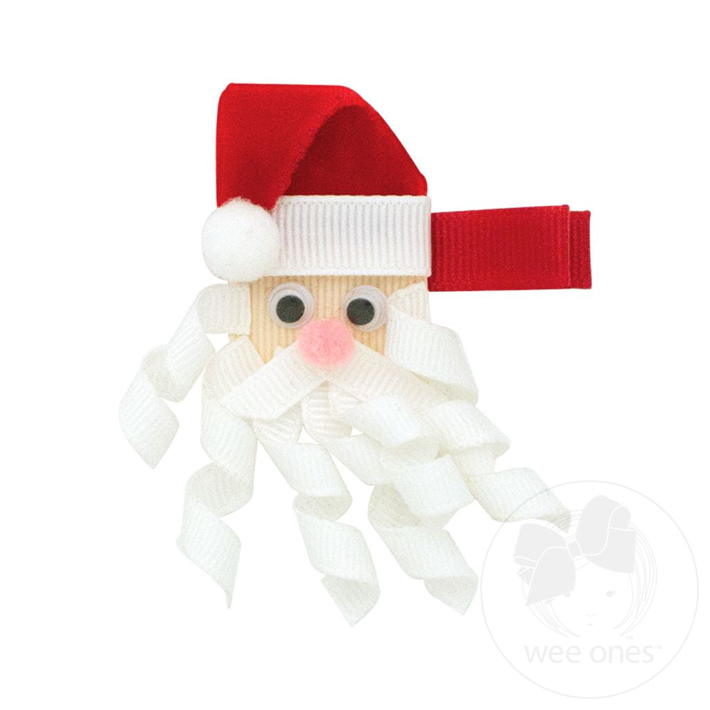 Wee Ones: Large Santa Ribbon Art Clip