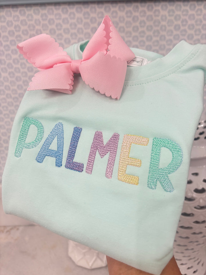 Hampton James Scalloped Cotton Bubble - Mint