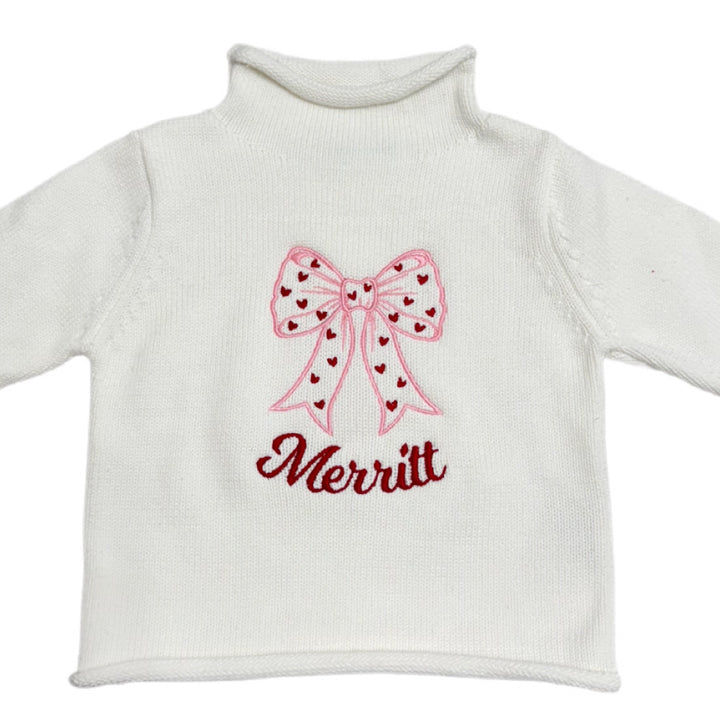 Hampton James Rollneck Sweater - White (Fits TTS)