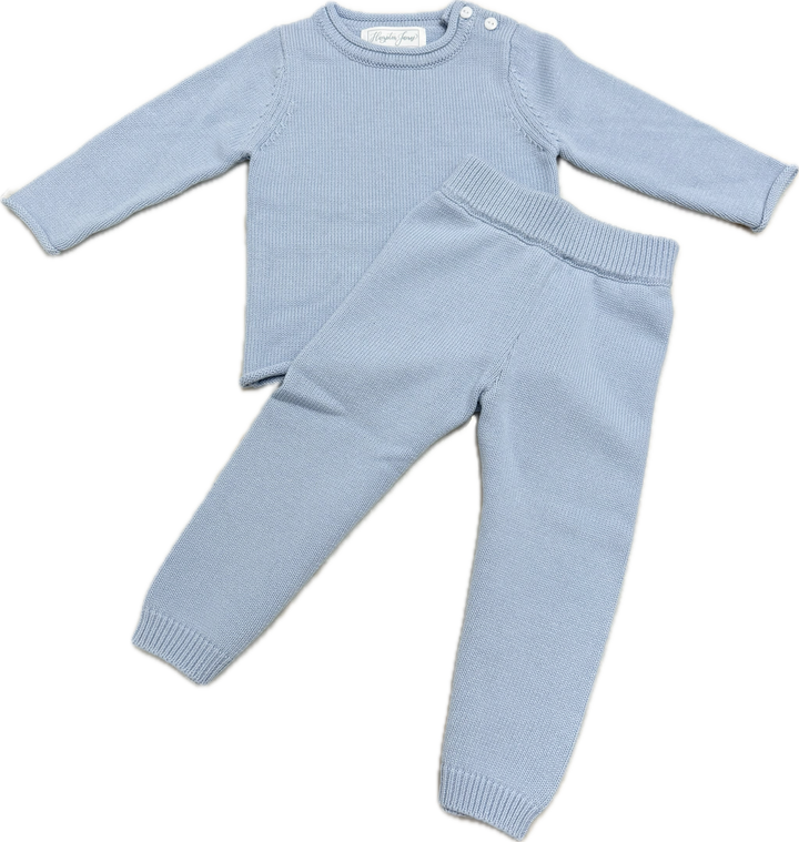 Hampton James NEW Knit Pants Set - Light Blue