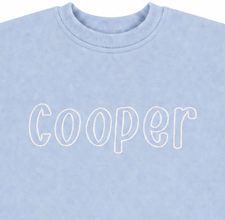 Hampton James Unisex Sweatshirt Bubble - Cloud Blue