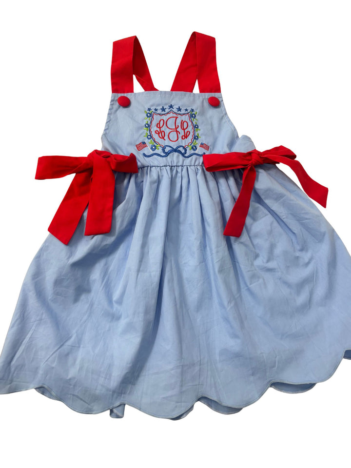 Sweet Land of Liberty Scalloped Dress