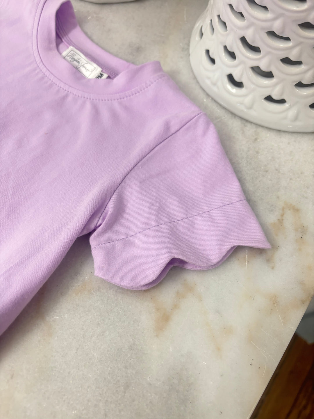 Hampton James Scalloped Cotton Bubble - Light Purple