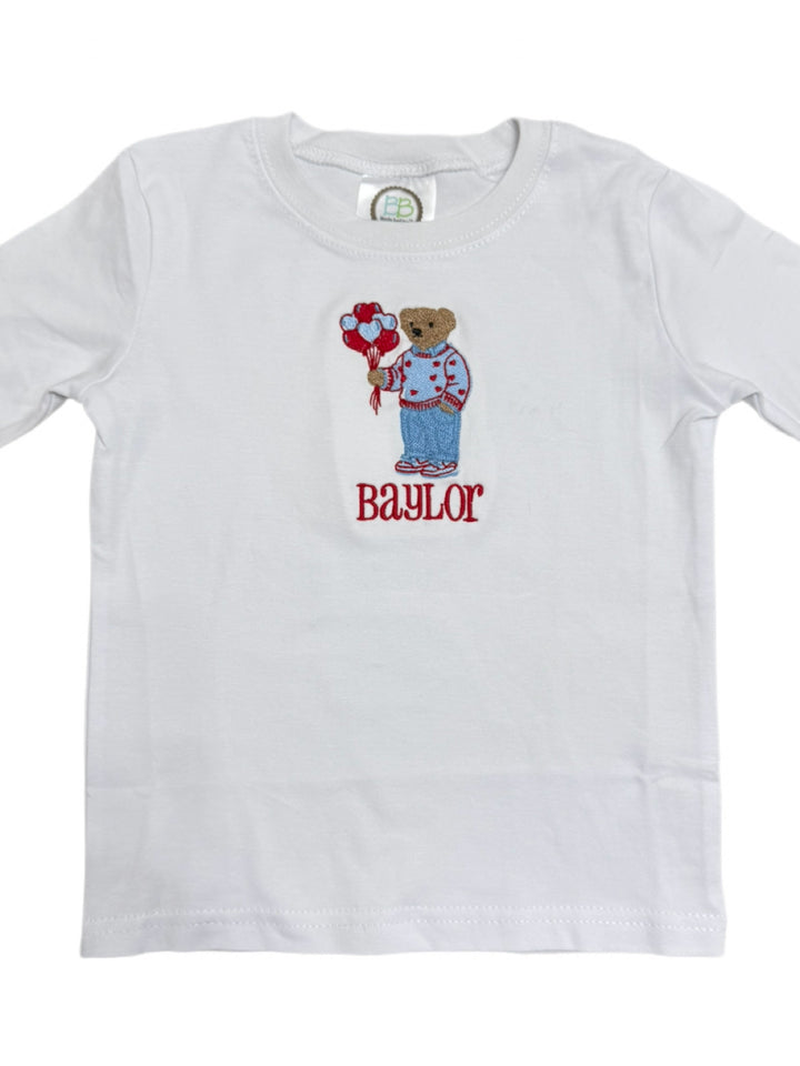 Boys Long and Short Sleeve White T Shirts
