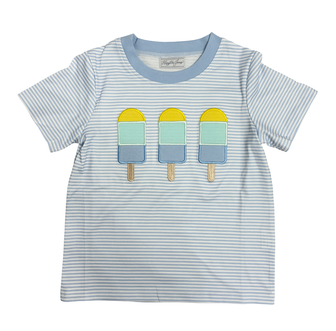Boy Popsicle Applique Shirt