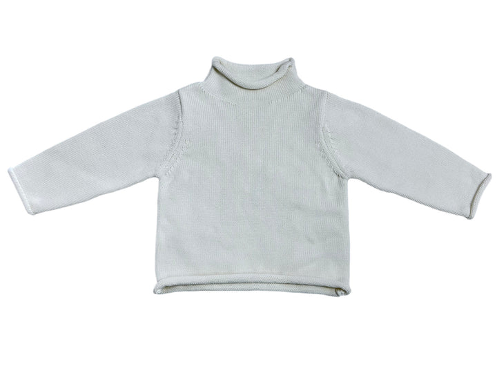 Hampton James NEW STYLE Rollneck Sweater - Cream (Fits TTS)