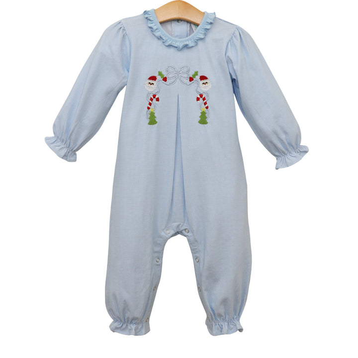 A Classic Christmas Pleat Romper