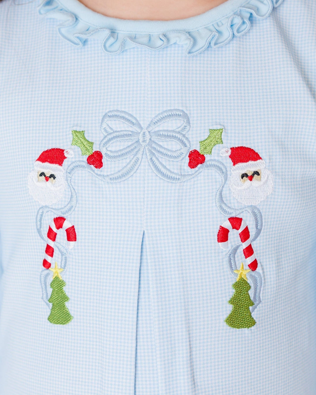 A Classic Christmas Pleat Romper