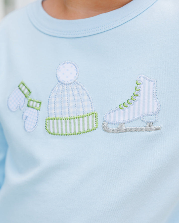 Around The Rink Jogger Set- Light Blue