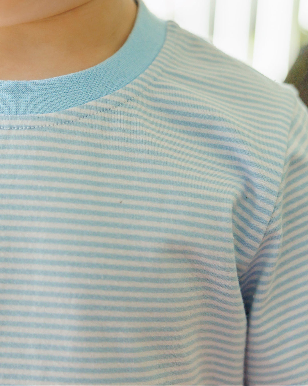 Avery Short Set- Light Blue Stripe - Hampton James Clothing - view 4