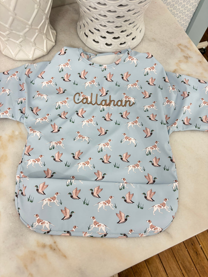 Signature Catch All Bib - Dogs and Mallards - PREORDER ESD 10/20