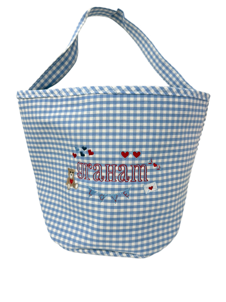 Light Blue Valentine Bucket