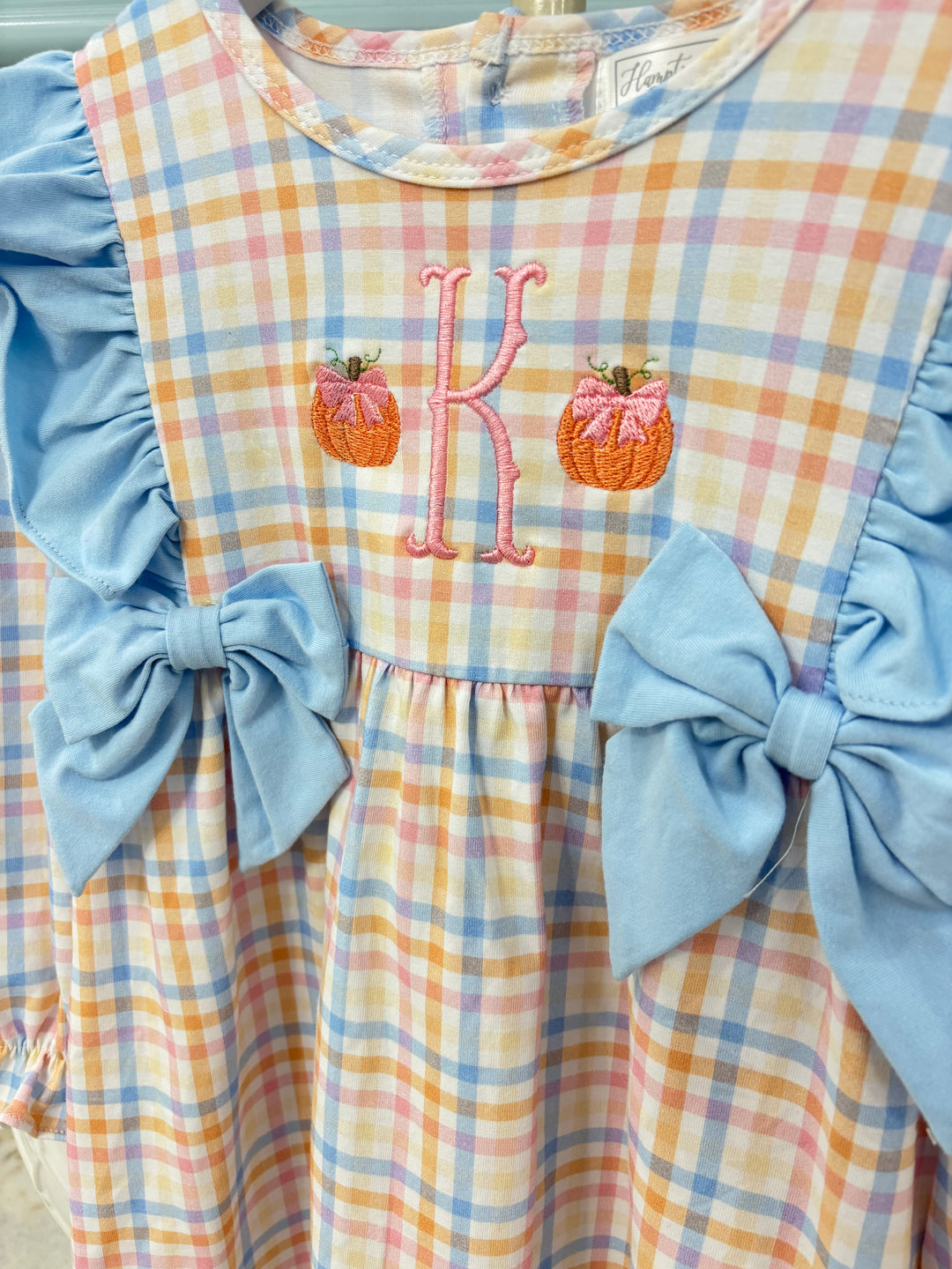 Pumpkin Plaid Dress