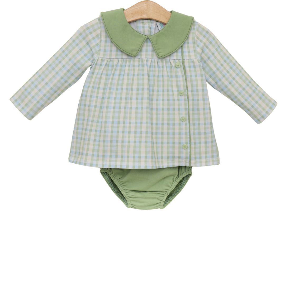 Basin Plaid Liam Diaper Set